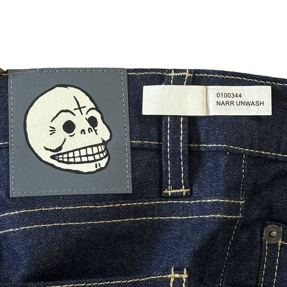 Cheap Monday Dark Narr Unwash Skinny Stretch Jeans Size 28 x 32 NWT $69 - Picture 6 of 7